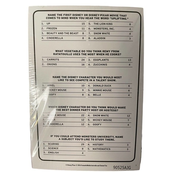 Family Feud Disney Edition Board Game Complete Family Kids Fun - Picture 5 of 7